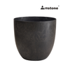 Artstone Bola Pot D23 H20 Black